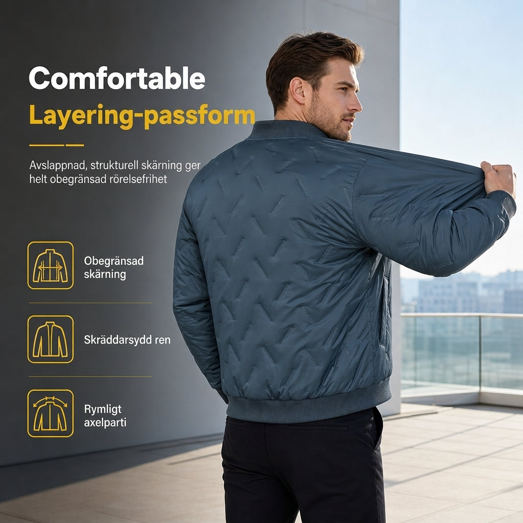🧥 50 % RABATT – EN VÄRMIG GÅVA! ✨ Varm vinterjacka för män – isotermskrage med modern design för en avslappnad look och maximalt skydd ❄️🎁-5