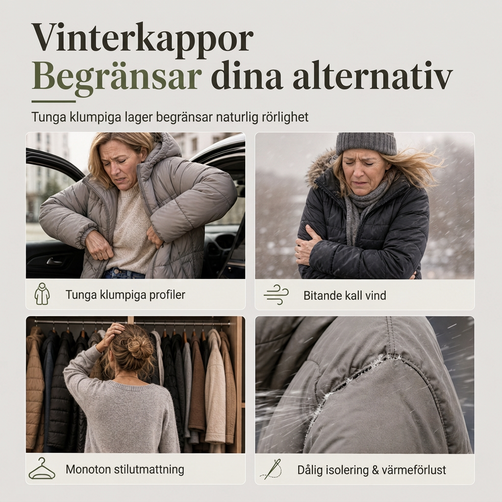 🛍️Dam Vändbar Vadderad Jacka med Huva – 2-i-1 Höst & Vinterjacka-1