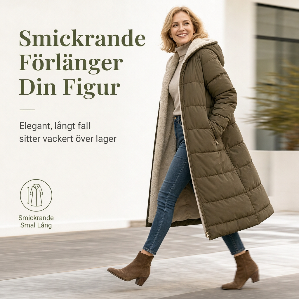 🛍️Dam Vändbar Vadderad Jacka med Huva – 2-i-1 Höst & Vinterjacka-5