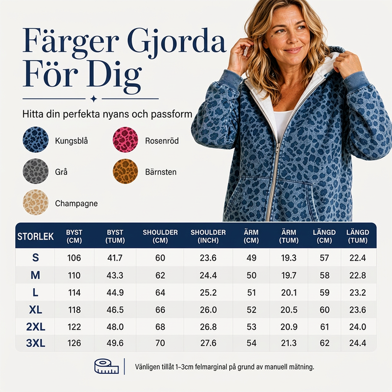 Bästsäljare🔥|Mjuk Leopard Hoodie Jacka – Avslappnad Stil För Höstens Vardag-5