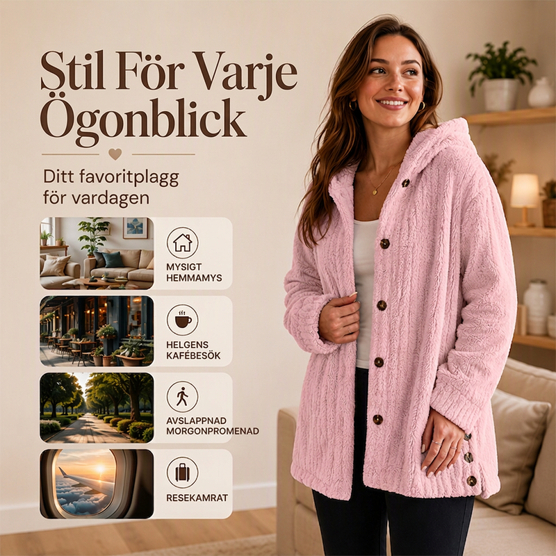 🍂Bästsäljande höstnyheter|Mysig teddyjacka för kvinnor – Varm, mjuk och elegant vardagsstil-4