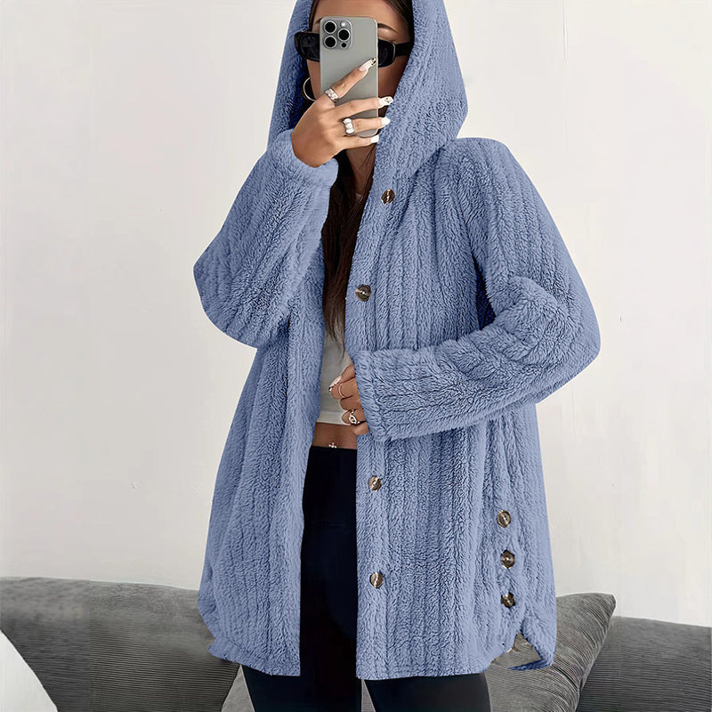 🍂Bästsäljande höstnyheter|Mysig teddyjacka för kvinnor – Varm, mjuk och elegant vardagsstil-12