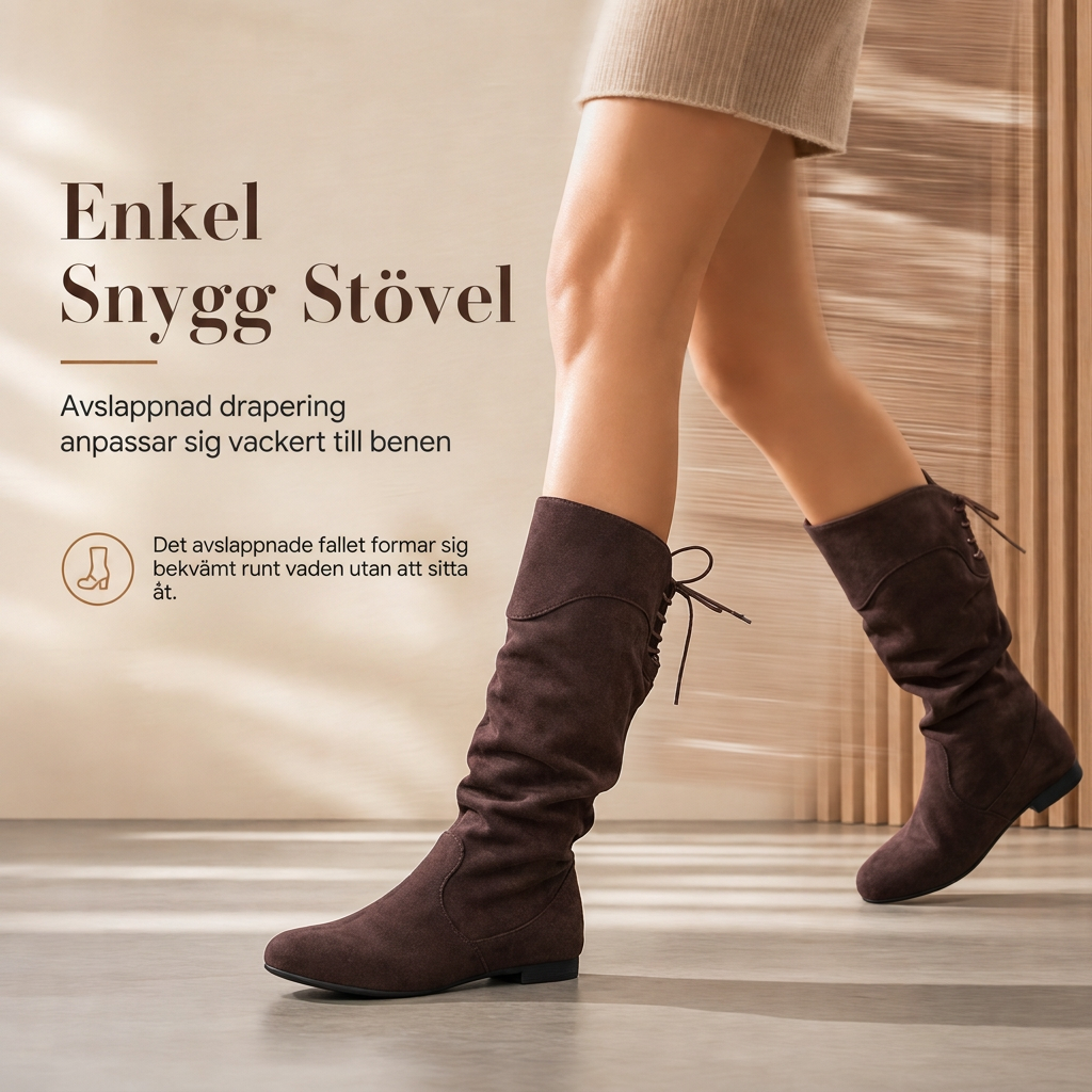 ⏳ Het erbjudande! 👢Bekväma kängor med klassisk mockalook – det perfekta valet för höstoutfiten-5