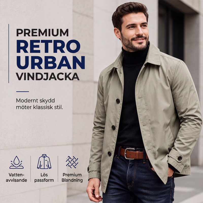 🔥50% OFF |Premium herrjacka med vattenavvisande design – stil för varje dag