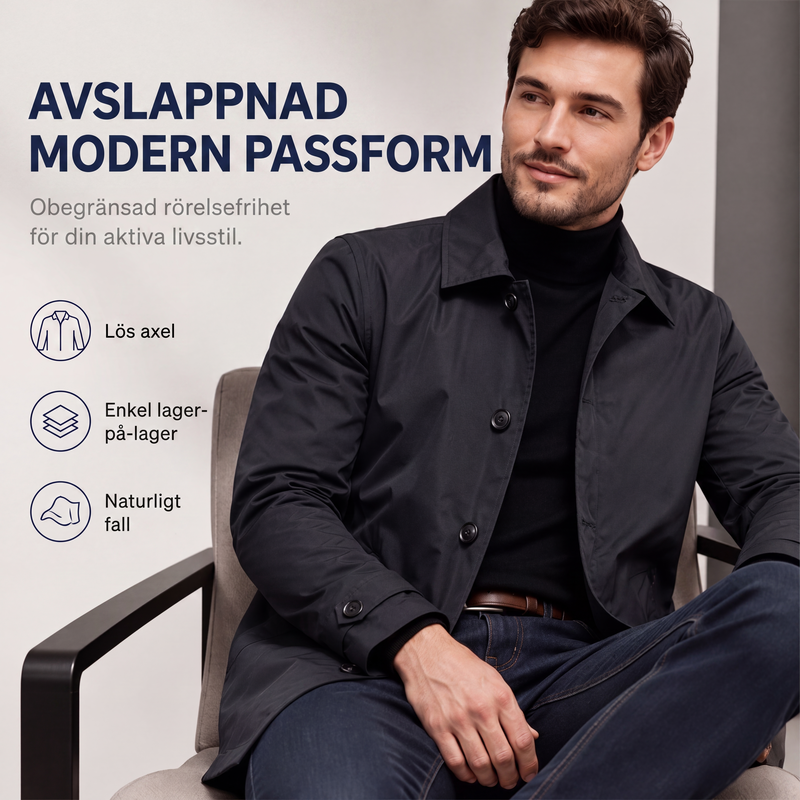 Bästsäljare🔥|Premium herrjacka med vattenavvisande design – stil för varje dag-1