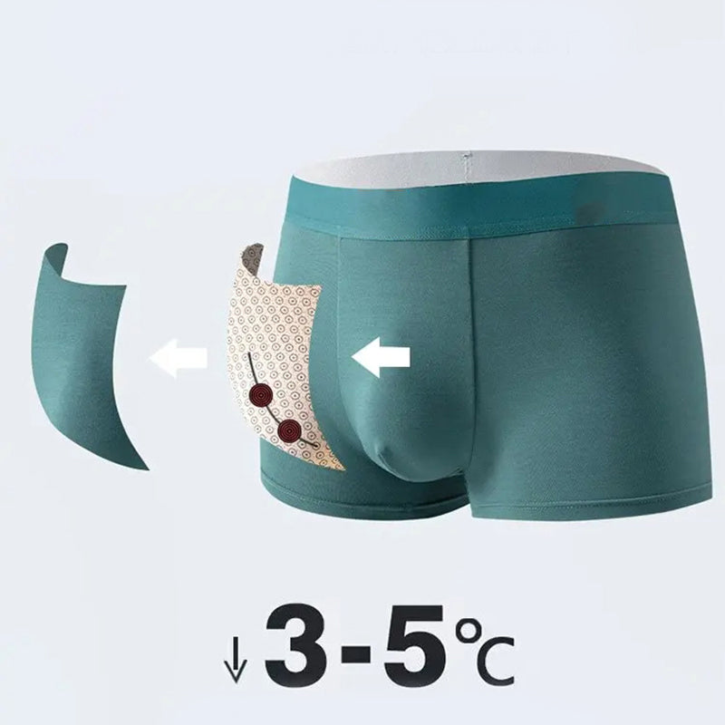 Mäns Sportunderkläder med Kylning, Antibakteriell Behandling och Temperaturkänsligt Andningsmaterial-4