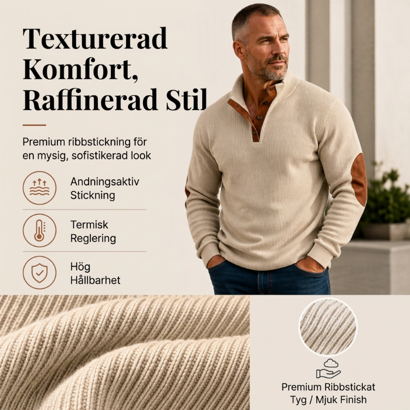 Tröja med ståndkrage i manchester för män-4