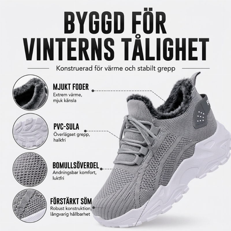 Bästsäljare🔥|Bekväma Vinter Sneakers Dam – Lätta, Varma och Perfekta för Vardagen-1