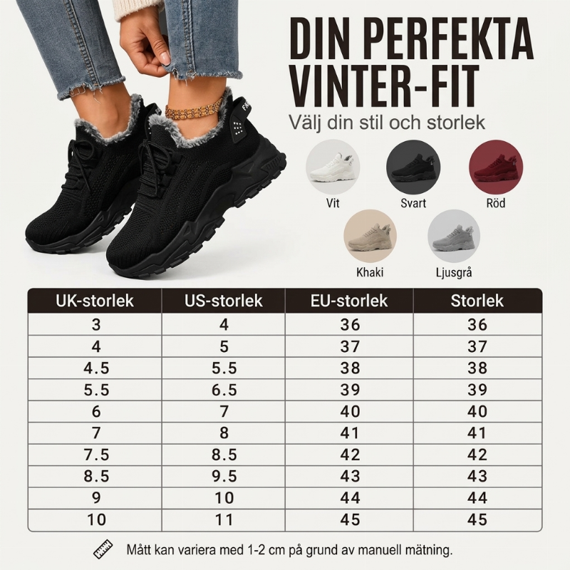 Bästsäljare🔥|Bekväma Vinter Sneakers Dam – Lätta, Varma och Perfekta för Vardagen-5