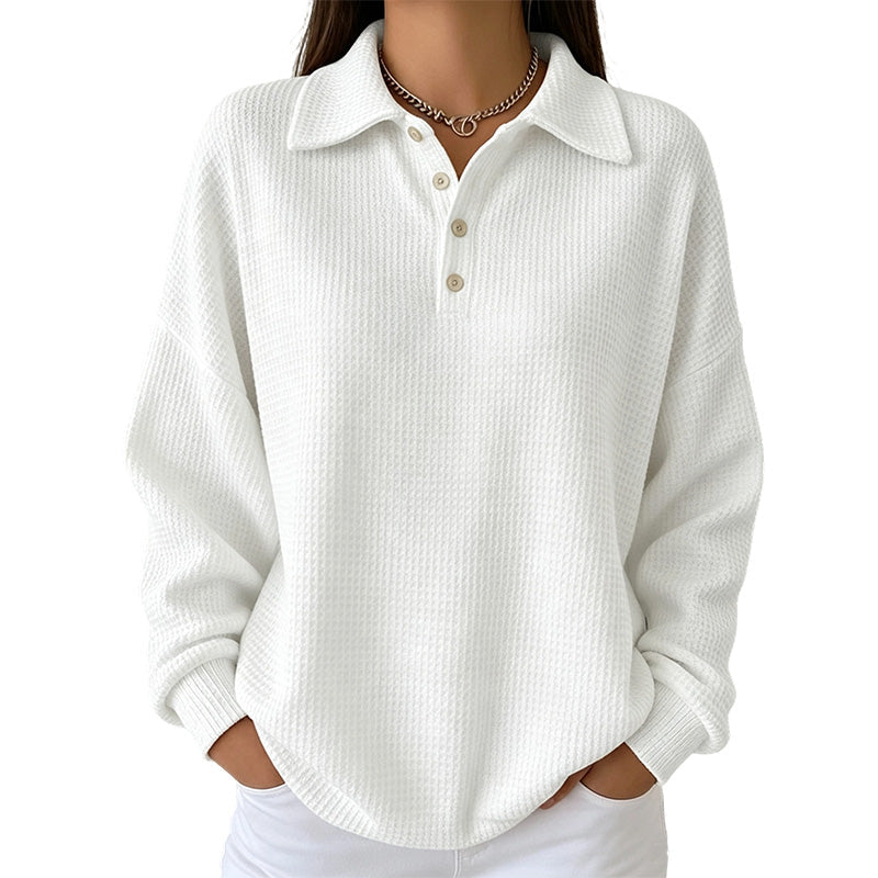 🍁Autumn Hot Sale 49% OFF🔥Women's Casual Waffle Knit Top-10