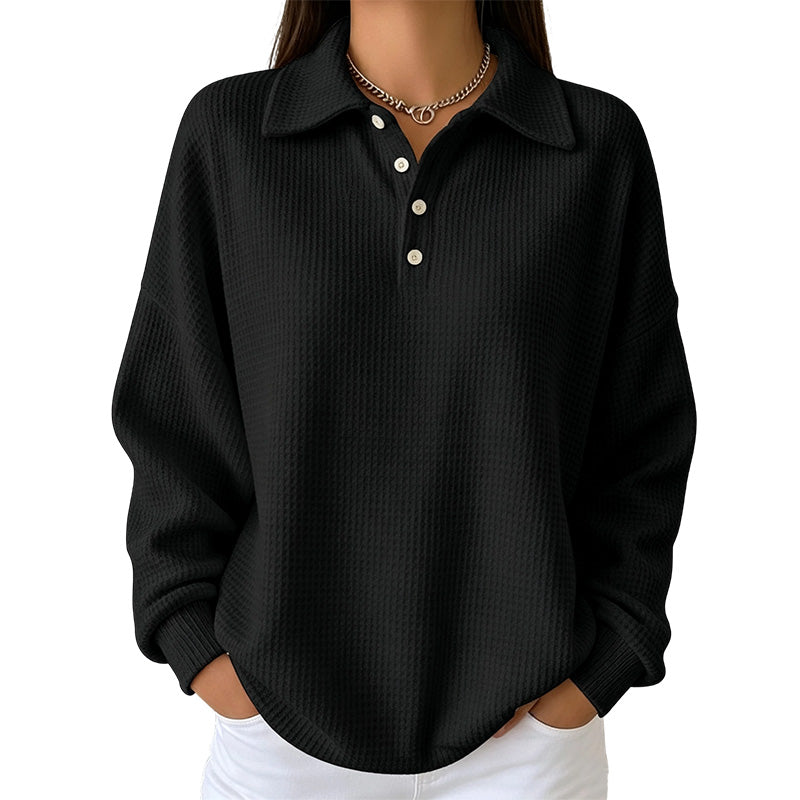 🍁Autumn Hot Sale 49% OFF🔥Women's Casual Waffle Knit Top-8