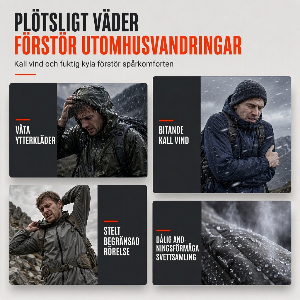 🌧️ Väderskydd, mångsidig för vardagen | Vindjacka med avtagbar huva för män-3