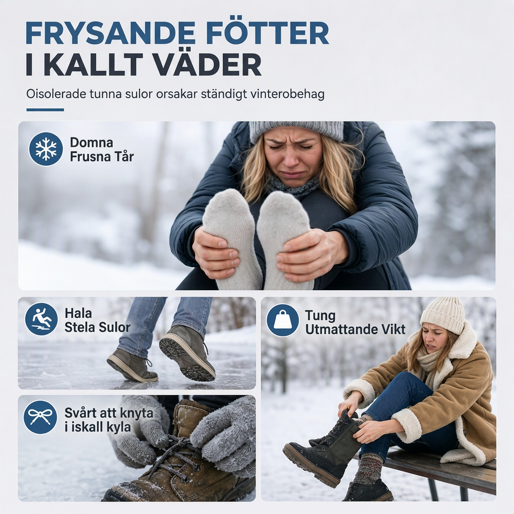 Kvinnliga avslappnade slip-on vinterskor-1