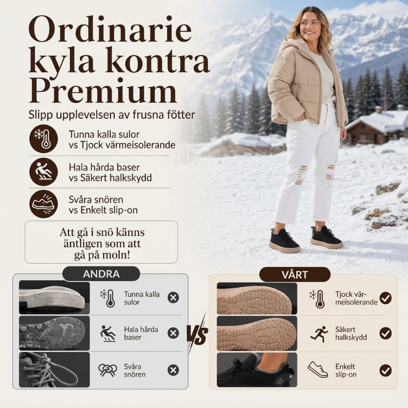 🌸Stor rea – 50 % rabatt💖Casual vinterskor för damer med plyschfoder-2