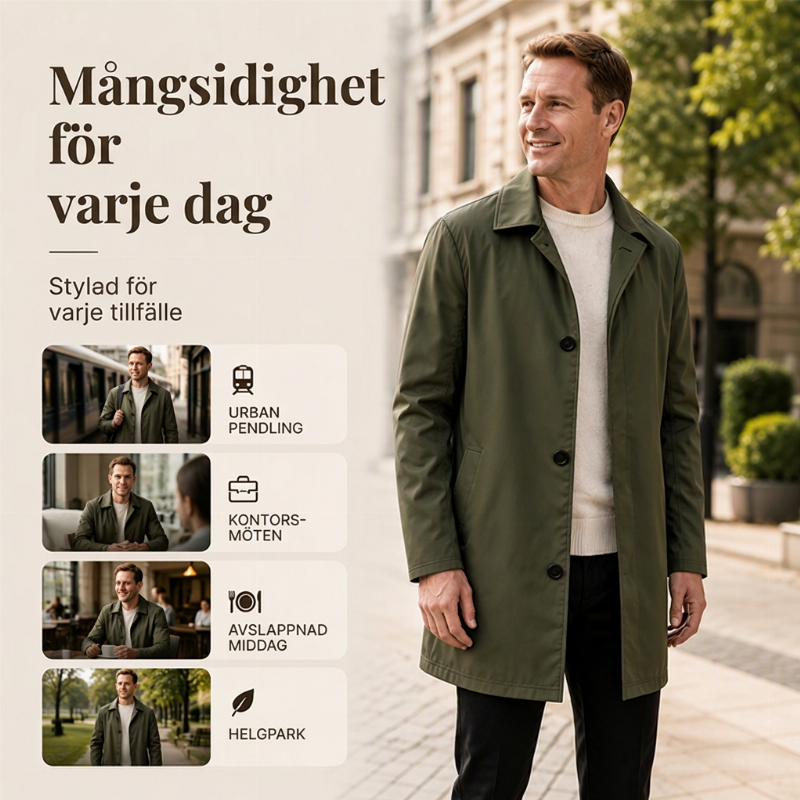 📦 Över 500 paket skickas varje dag – helt otroligt! Enfärgad, enkelradig herrrock i medellängd-5
