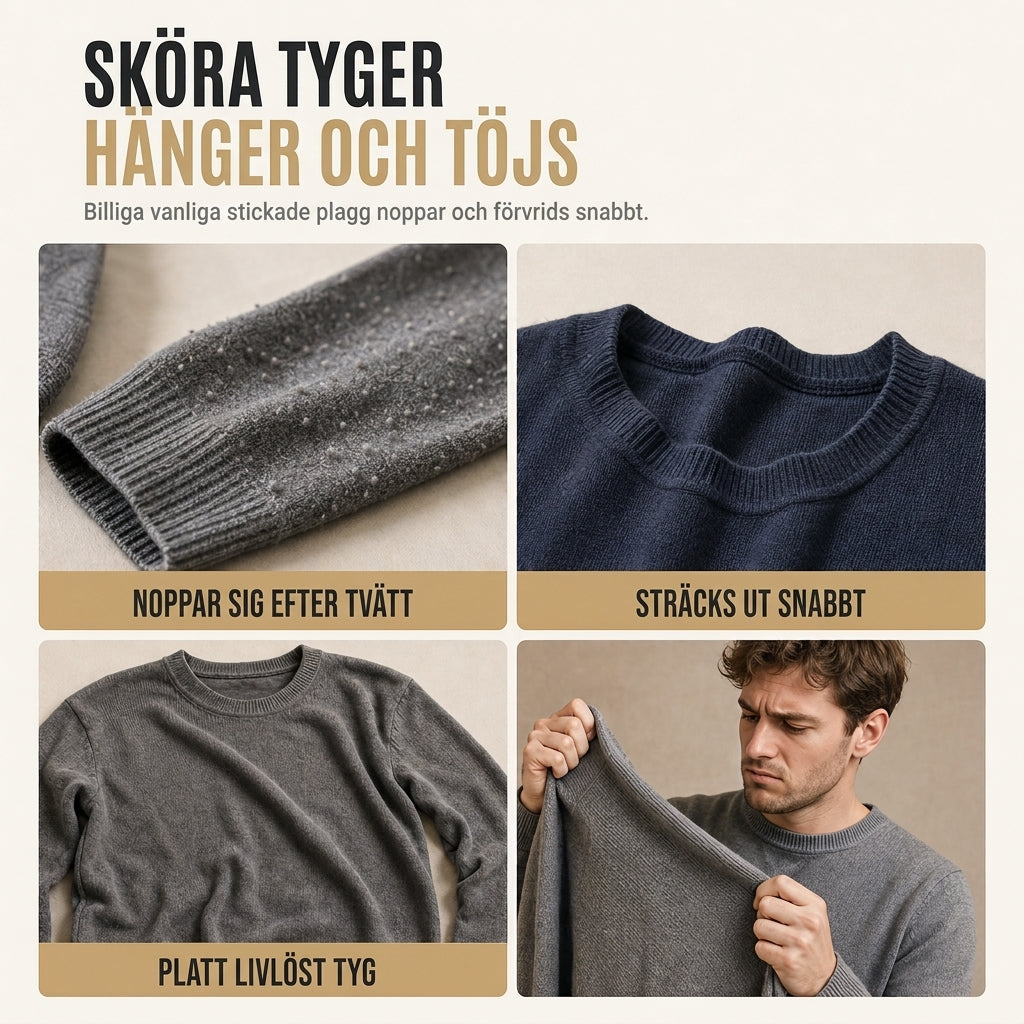 Herrtröja med långa ärmar, rund hals och tjockare jacquardmönster-1