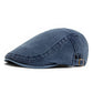 Unisex Vintage Flat Cap i Denimstil – Klassisk Baskerkeps med Retro Look & Komfortabel Passform-16
