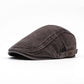 Unisex Vintage Flat Cap i Denimstil – Klassisk Baskerkeps med Retro Look & Komfortabel Passform-19