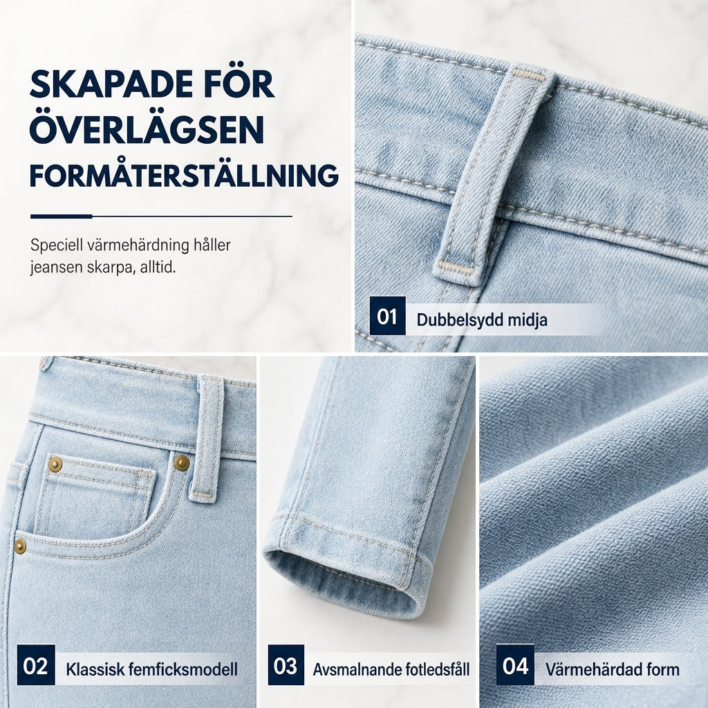 🔥50% ✨Nya produkter-Högmidjesnoppa pennbyxor för kvinnor-3