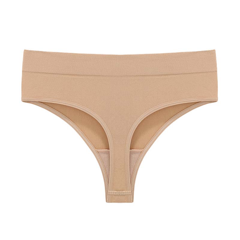 Damtrosor sömlösa ribbade stringtrosor-10