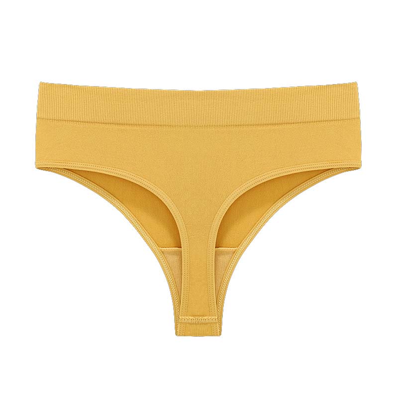 Damtrosor sömlösa ribbade stringtrosor-11