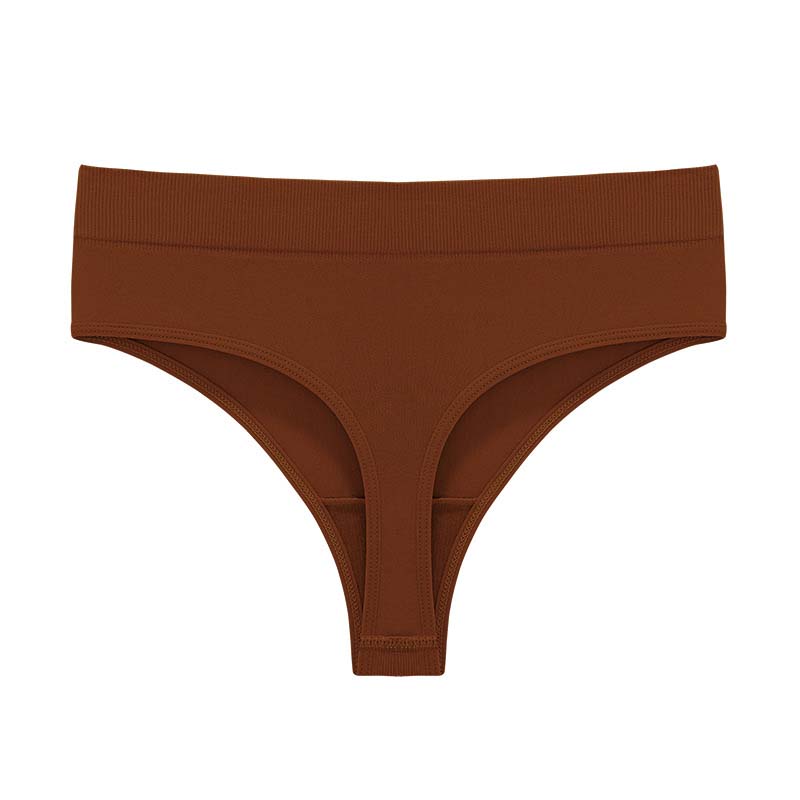 Damtrosor sömlösa ribbade stringtrosor-12