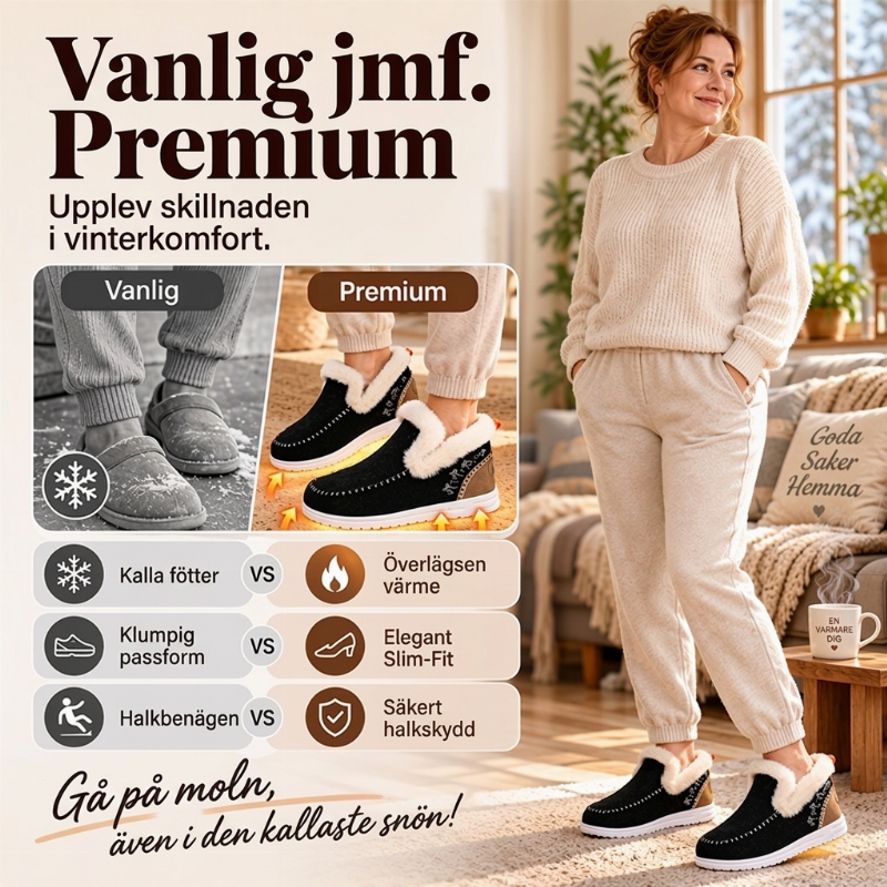 ❄️ Vinterskor för kvinnor med plymfoder för snö – varma, bekväma och perfekta för kalla vinterdagar, nu till halva priset! ✨-2