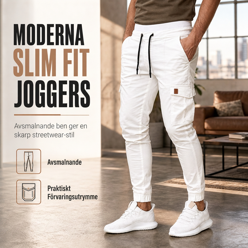 (🔥 Köp 2 – Spara mer!) Kvinnors lediga enfärgade cargo-joggers