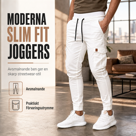 (🔥 Köp 2 – Spara mer!) Kvinnors lediga enfärgade cargo-joggers