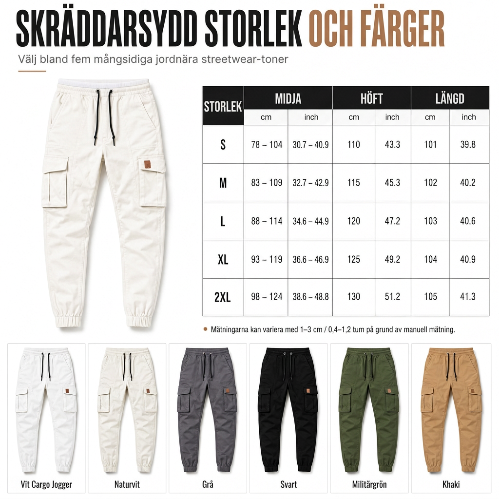 (🔥 Köp 2 – Spara mer!) Kvinnors lediga enfärgade cargo-joggers-7