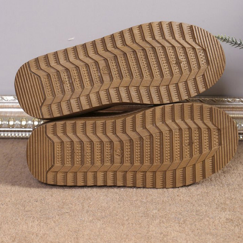 👢 Varma snöstövlar för kvinnor med tjock halksäker sula – vinterfodrade, lätta och bekväma, perfekta för snö och is, nu till halva priset! ✨-1