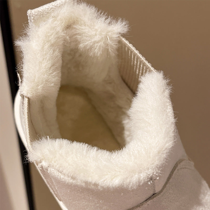 👢 Varma snöstövlar för kvinnor med tjock halksäker sula – vinterfodrade, lätta och bekväma, perfekta för snö och is, nu till halva priset! ✨-9