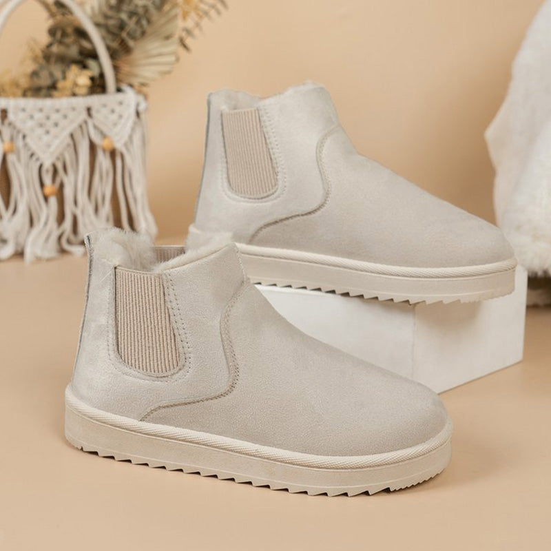 👢 Varma snöstövlar för kvinnor med tjock halksäker sula – vinterfodrade, lätta och bekväma, perfekta för snö och is, nu till halva priset! ✨-13