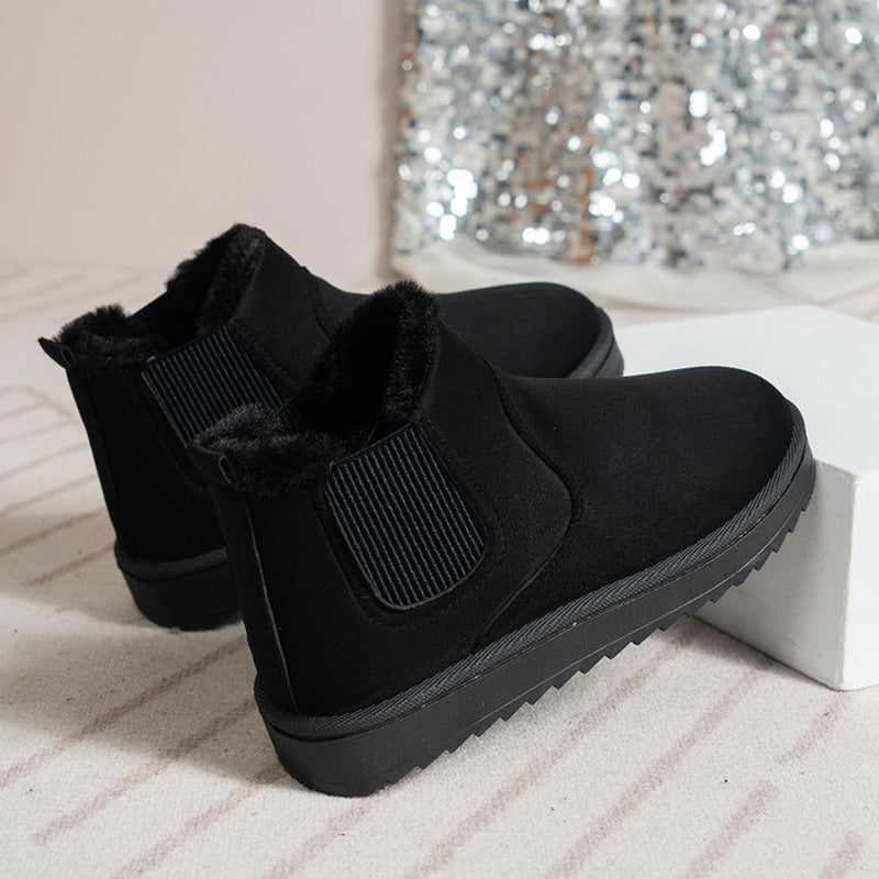 👢 Varma snöstövlar för kvinnor med tjock halksäker sula – vinterfodrade, lätta och bekväma, perfekta för snö och is, nu till halva priset! ✨-16