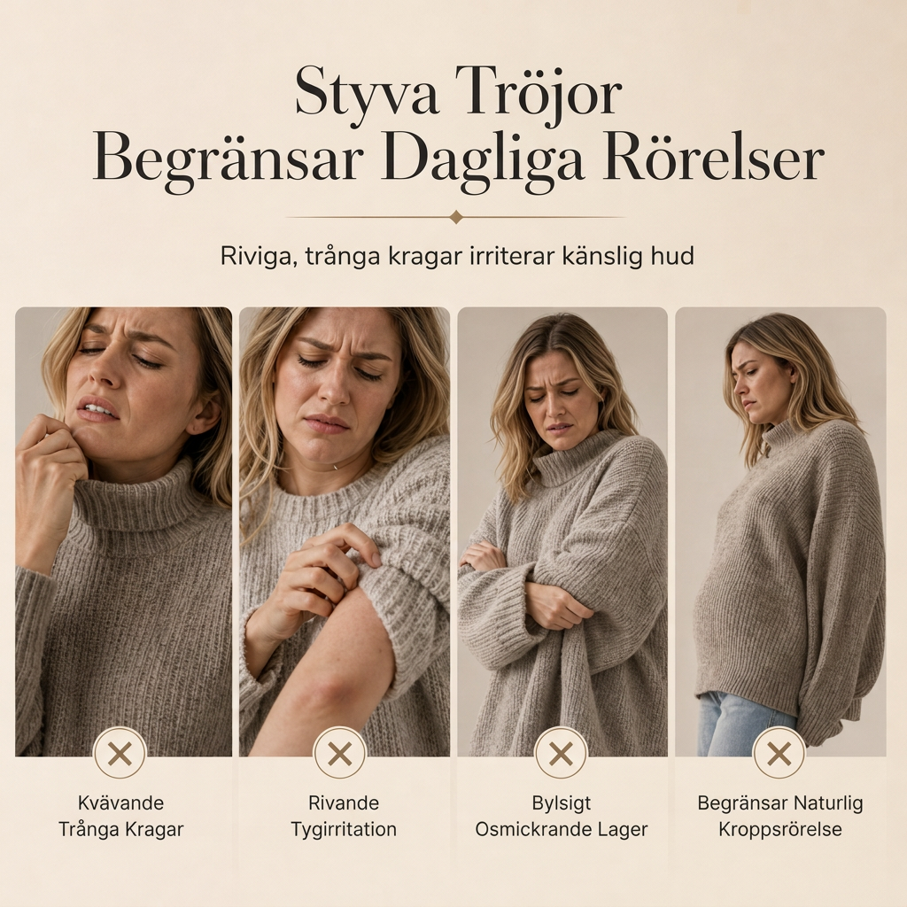 Damknittad cape-poncho med knappar-1