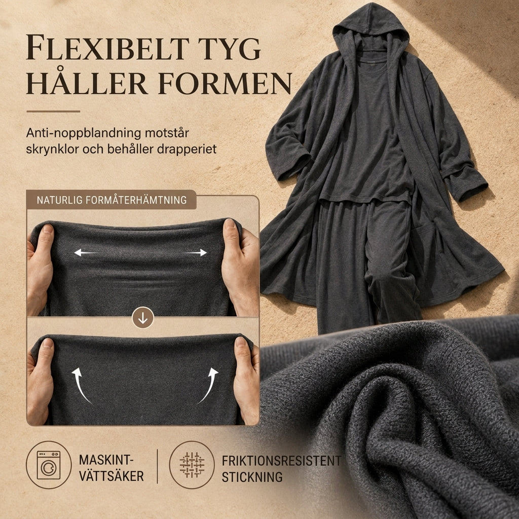 🔥Fri frakt✈️3-delat set med långbyxor, bestående av ett underplagg och långbyxor-7