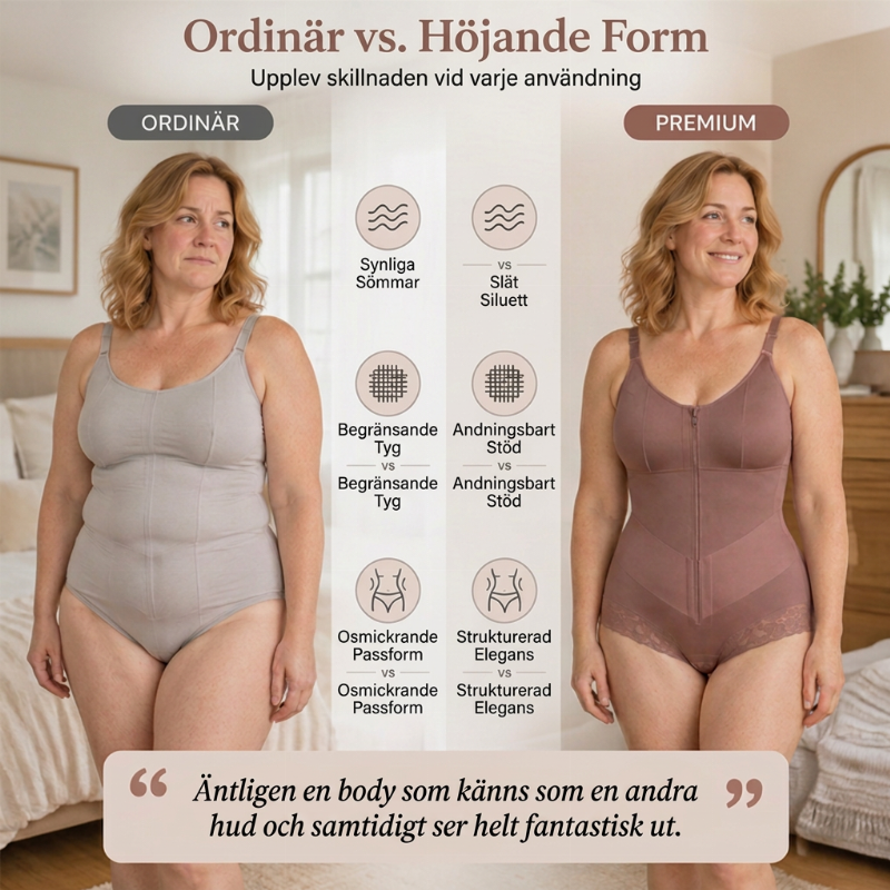 ✨ Smickrande passform 💖 Shapewear-bodysuit för damer i stora storlekar – bekväm magkontroll, stöd och en slät silhuett 👗-3