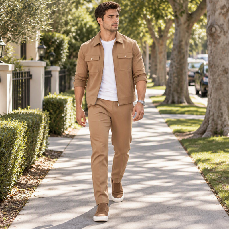 Lässiger, stilvoller Herren-Anzug – Jacke & Hose, bequem & vielseitig-8