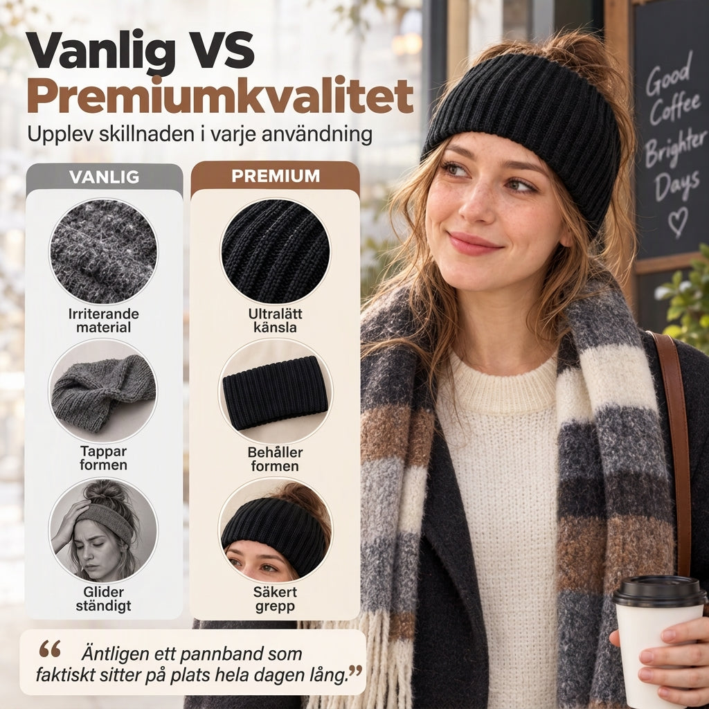 🔥Köp 1 Få 2 Gratis ✨ Brett, ribbstickat pannband – mjukt, varmt och sportigt för kalla dagar ❄️-2
