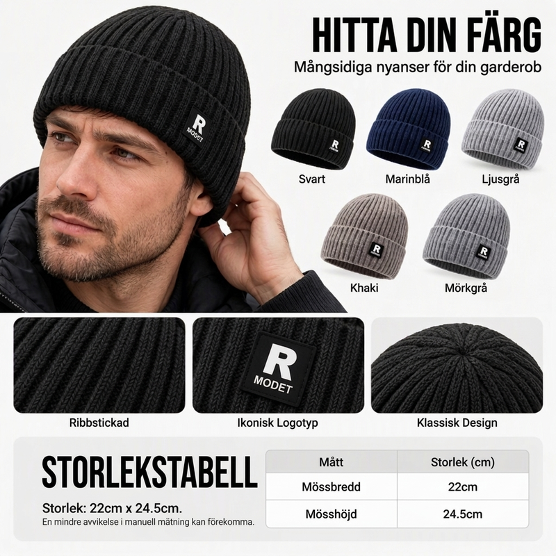 🧢 Lösstickad varm mössa för män – mjuk, bekväm och perfekt för kalla höst- och vinterdagar! ✨-5