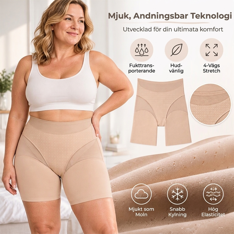 🔥50 % rabatt! 🔥Damshapewear med hög midja och magekontroll-3