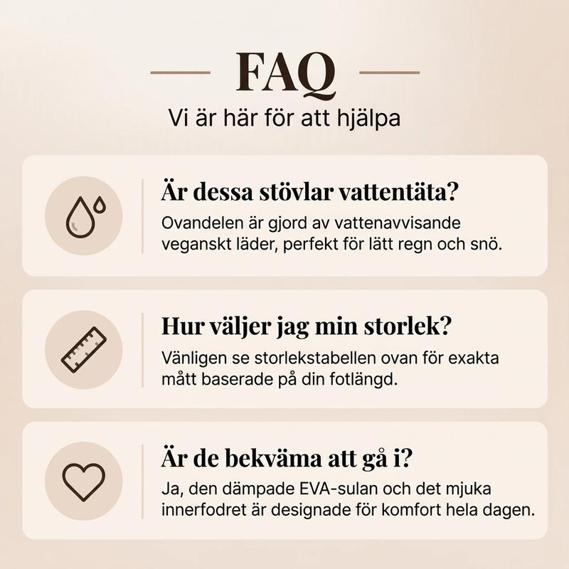 👢50 % rabatt🍂Vinterstövlar för damer med fleecefoder – lätta, värmande och stänkskyddade-7
