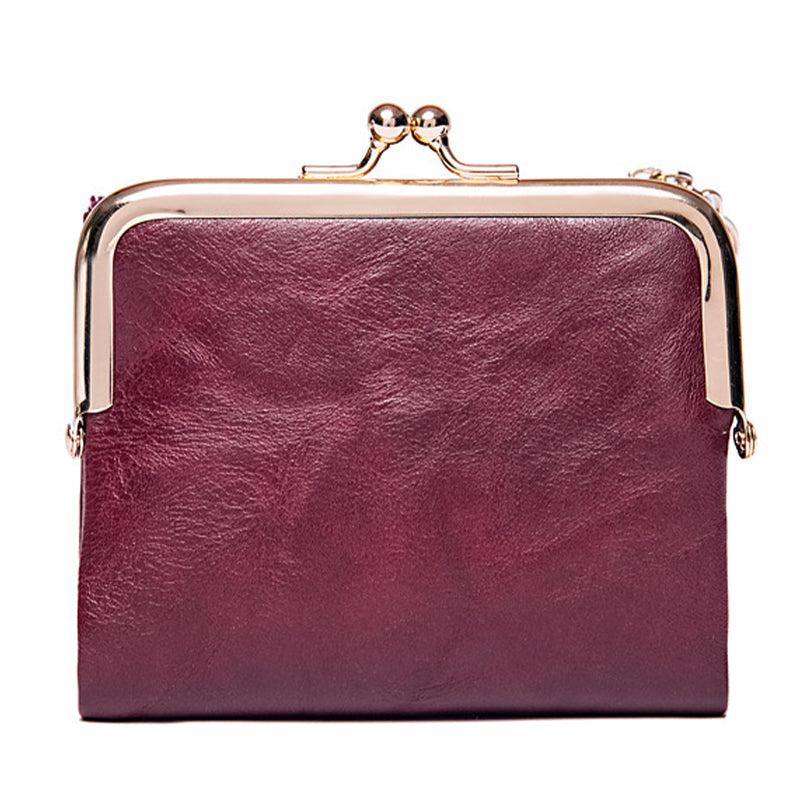 👛 Vintageplånbok med kisslås och flera kortfack – rymlig, elegant och praktisk, perfekt för vardag och fest! ✨-13