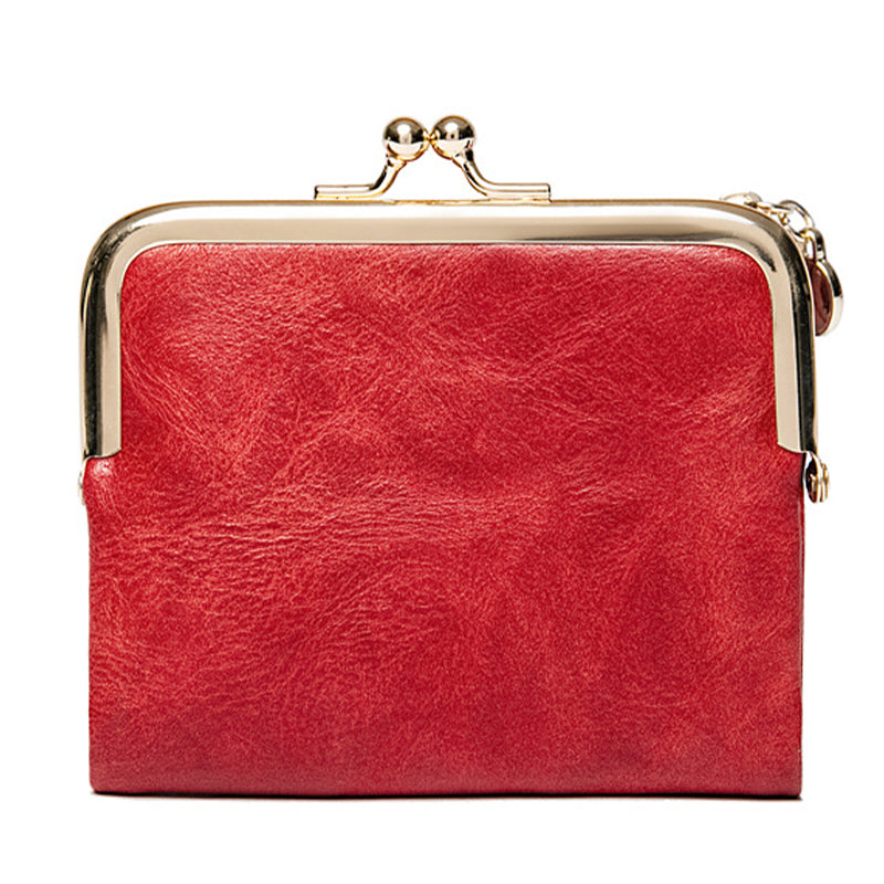 👛 Vintageplånbok med kisslås och flera kortfack – rymlig, elegant och praktisk, perfekt för vardag och fest! ✨-14