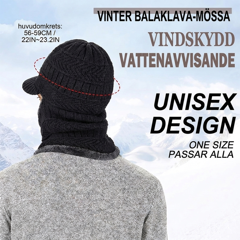 ✨ 3-i-1 vinterhuv, ansiktsmask och halsduk-4