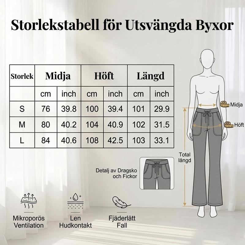 🎉 Nyhet! 👖 Lågmidjade byxor med dragsko – bekväma, mjuka och mångsidiga, perfekta för vardag och höst. ✨-7