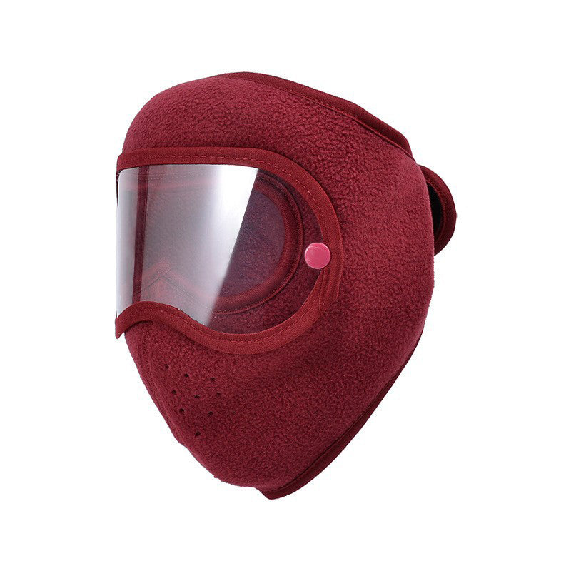 ❄️ Vintervindtät varm ansiktsmask med HD-skyddsglasögon – skyddar mot kyla och vind, perfekt för skidåkning och utomhus! 🥽✨-11