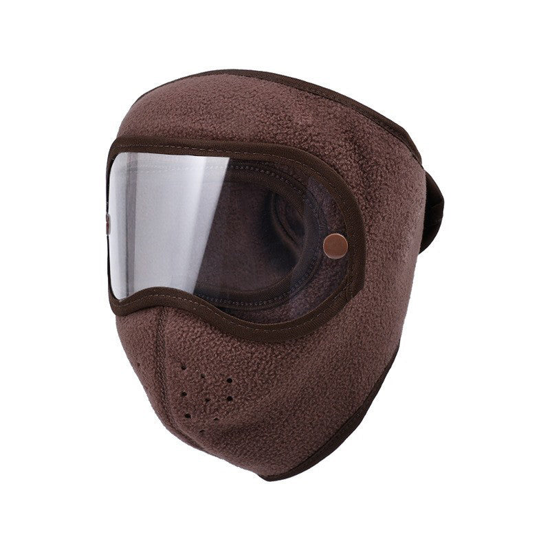 ❄️ Vintervindtät varm ansiktsmask med HD-skyddsglasögon – skyddar mot kyla och vind, perfekt för skidåkning och utomhus! 🥽✨-13