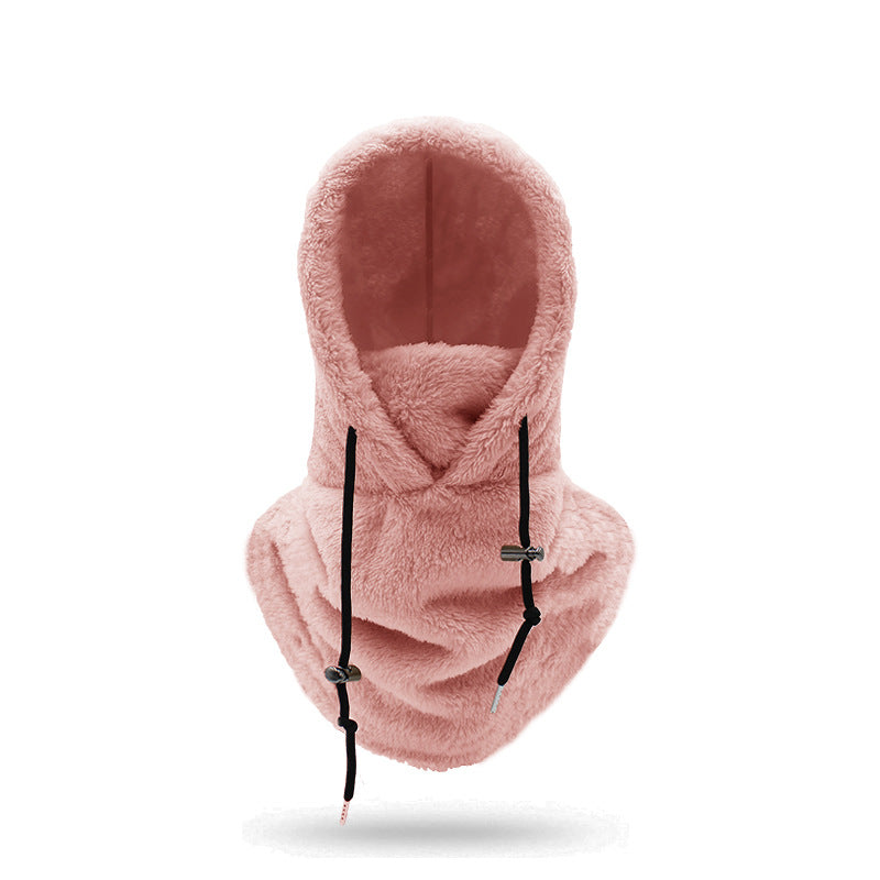 🔥Unisex varmt skjerf med skihette🧣-8