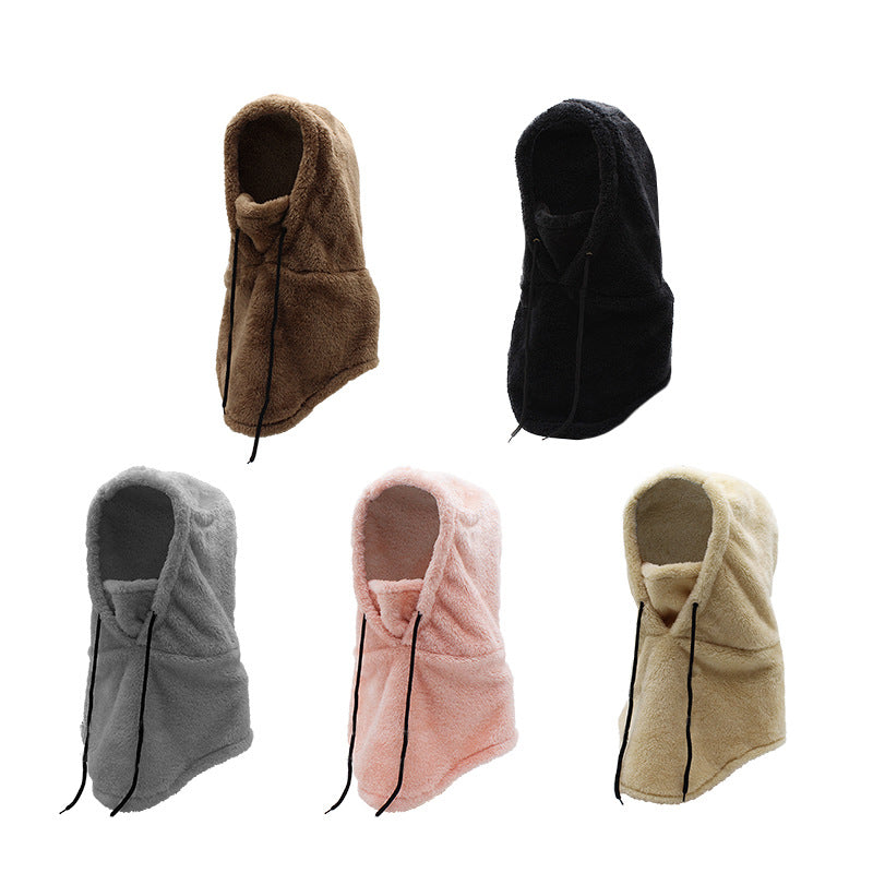 🔥Unisex varmt skjerf med skihette🧣-14